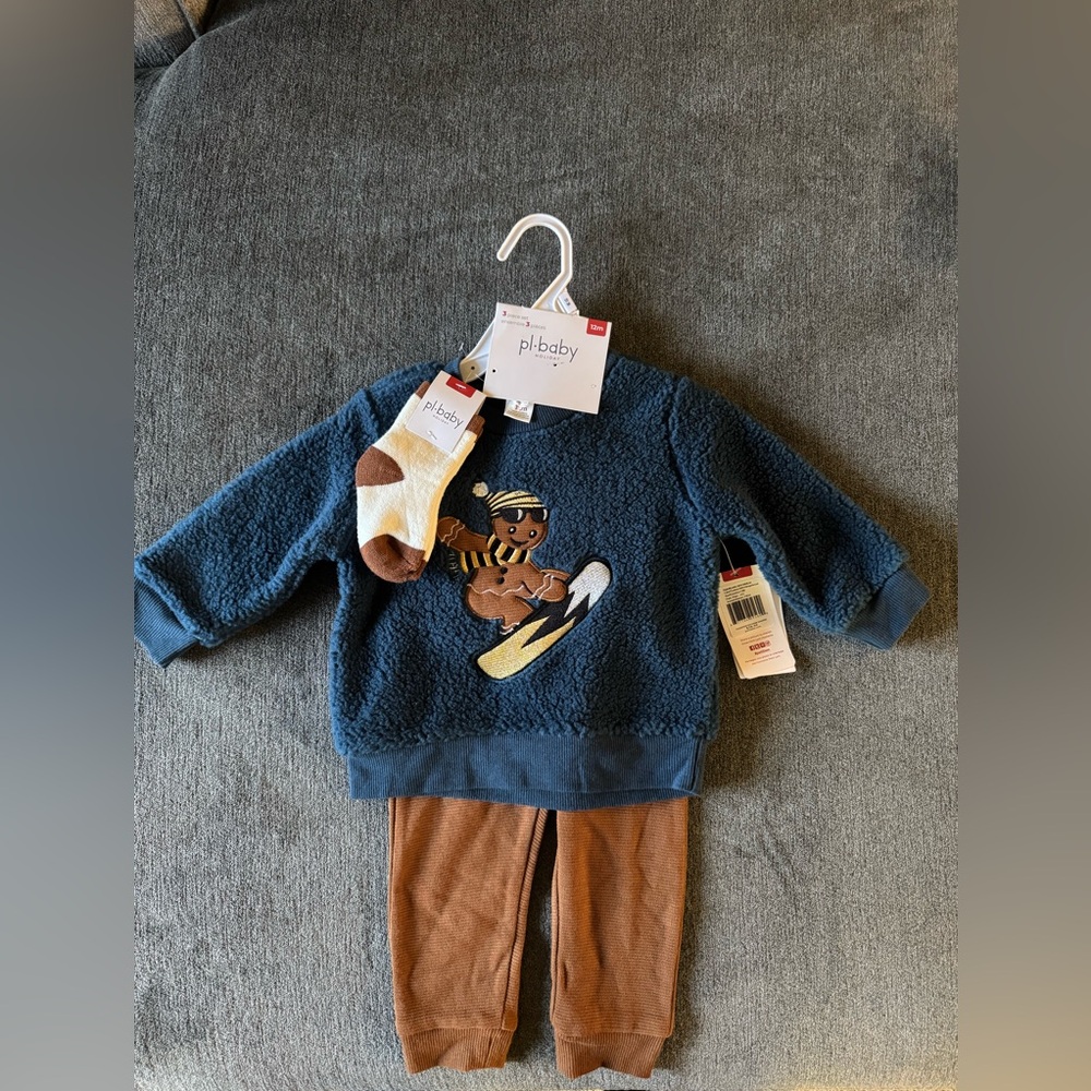 NEW! PL Baby 3 Piece Gingerbread Set